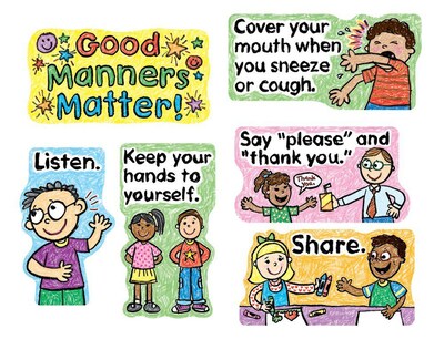 Carson-Dellosa Good Manners Matter Bulletin Board Set