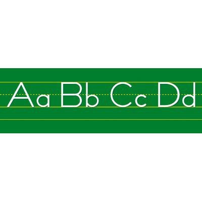 North Star Alphabet Lines Bulletin Board Sets, Traditional Manuscript