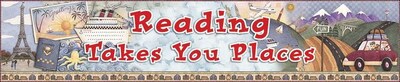 Teacher Created Resources Banners, Debbie Mumm, Reading Takes You Places