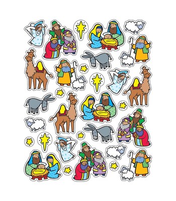 Carson-Dellosa The Nativity Shape Stickers