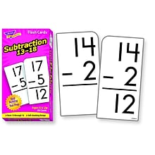 Trend Enterprises Subtraction 13-18 Skill Drill Flash Cards for Grades 1-4, 99/Pack (T-53104)