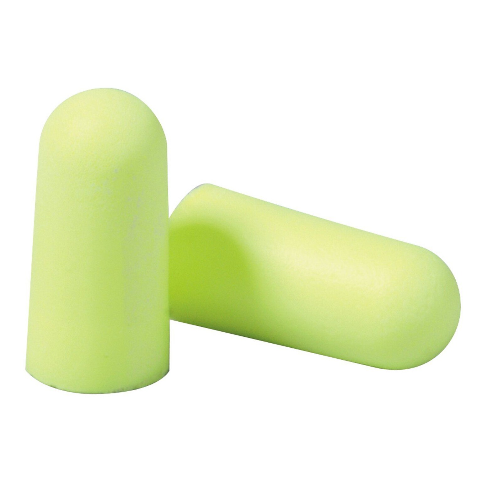 3M E-A-Rsoft Yellow Neons Earplugs 312-1250, Uncorded, Poly Bag, 200 Pairs/Case (312-1250)