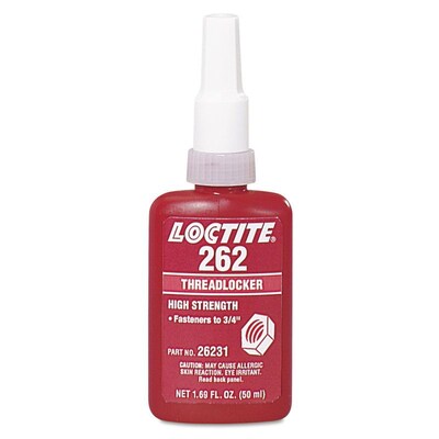 Loctite® 262™ Threadlocker, Medium to High Strength, 50mL