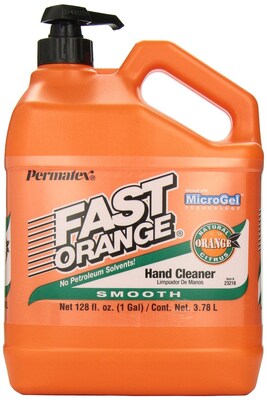 Fast Orange Waterless Smooth Lotion Hand Soap Cleaner; 1 gal., 4/Case
