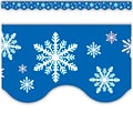 Teacher Created Resources 2 3/16 x 35 Snowflakes Border Trim, 12 Pack(TCR4139)