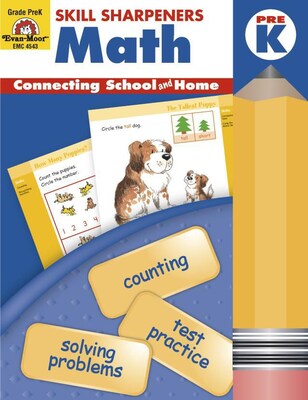 Evan-Moor® Skill Sharpeners, Math, Grade PreK
