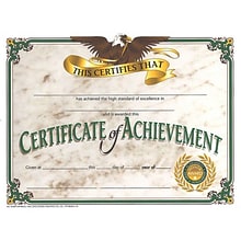 Hayes Certificate of Achievement, 8.5 x 11, Pack of 30 (H-VA508)