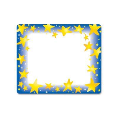 Trend® Terrific Labels Star Brights Self-Adhesive Name Tags, 2.5 x 3, 36/Pack (T-68022)