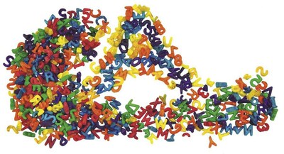 Roylco® Craft Accessories, Art-A-Roni® Colored Alpha Noodles