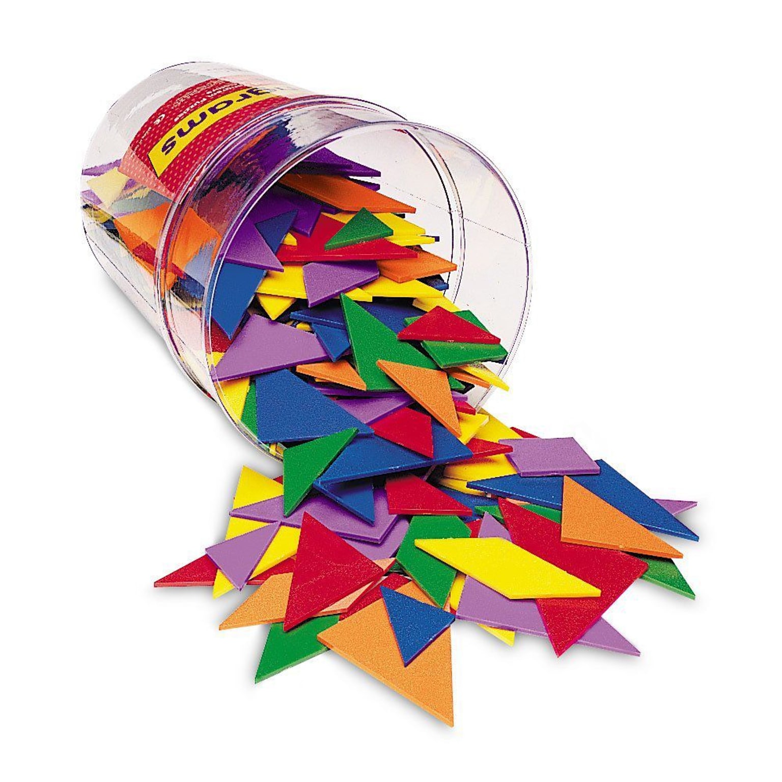 Classpack Tangrams, 4 Colors, Set of 30