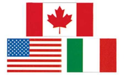 Eureka® Stickers, World Flags (EU-65508)