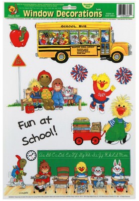Window Clings, Suzys Zoo School