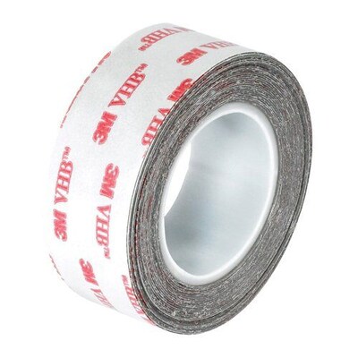 3M 4930 VHB Tape, White, 1/2 x 5 yds., 1/Pack