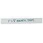 Quill Brand® 1" x 8" Warehouse Label Magnetic Strips, White (LH174)