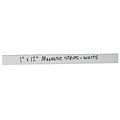 Staples 1 x 12 Warehouse Label Magnetic Strips, White (LH175)