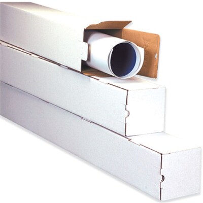5 x 5 x 12 - Staples Square Mailing Tube, 25/Bundle