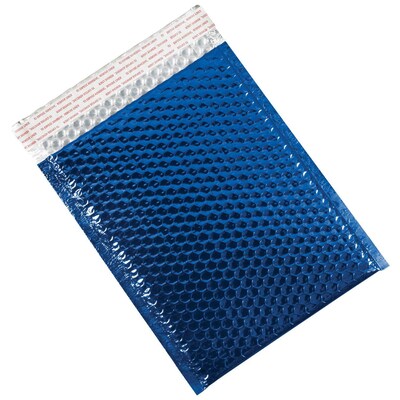 Staples Glamour Bubble Mailer, 9 x 11.5, Blue, 100/Case (GBM0911B)