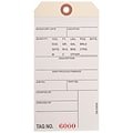 Quill Brand® - 6 1/4 x 3 1/8 - (6000-6499) Inventory Tags 2 Part Carbonless # 8, 500/Case