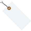 5 1/4 x 2 5/8 Tyvek® Shipping Tag - Pre-Wired, 1000/Case