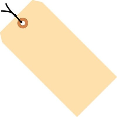 Staples Shipping Pre-Strung Tag, 10 Pt, 6 1/4 x 3 1/8, Manila, 1000/Case (G30082)