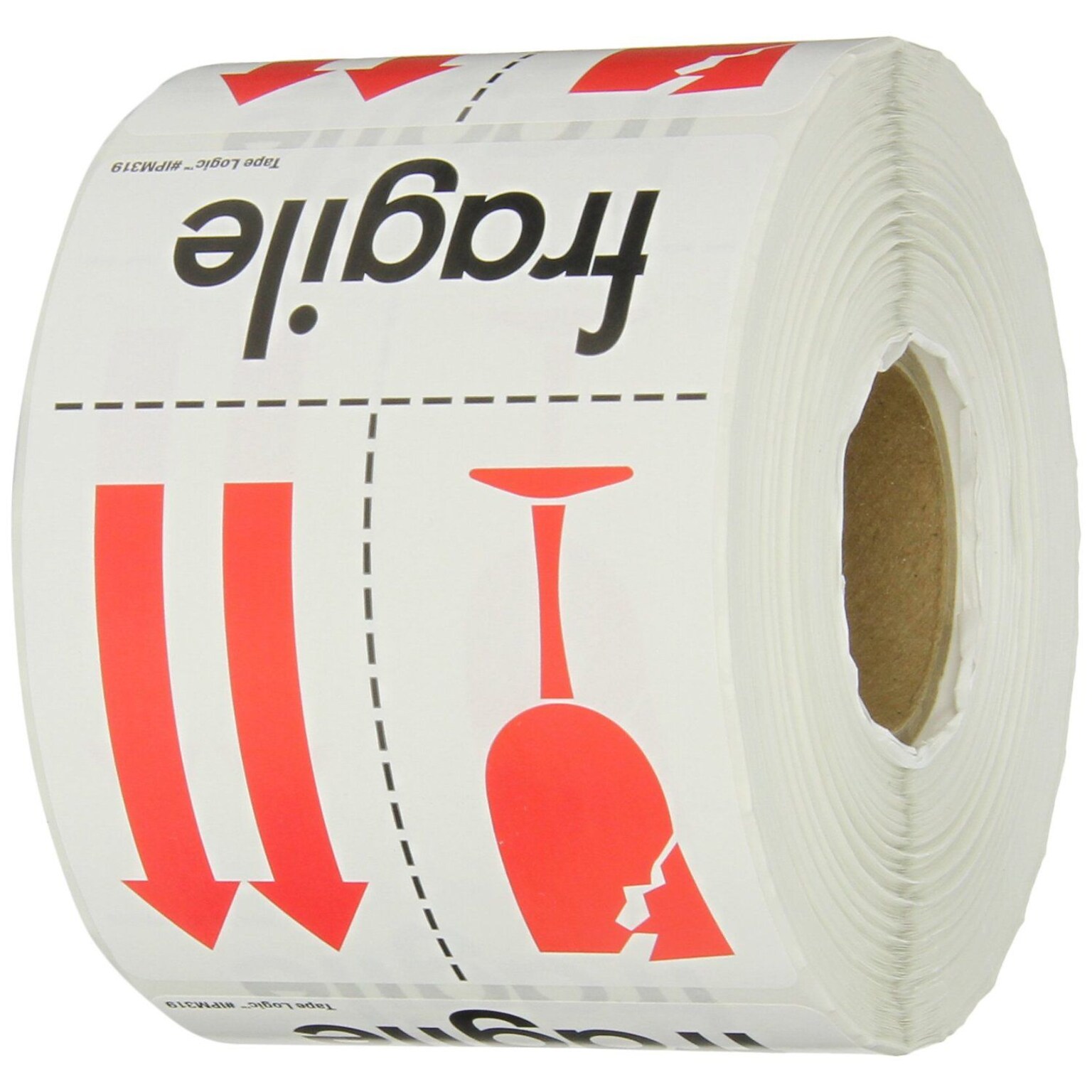 Tape Logic® Labels, Fragile, 3 x 4, Red/White/Black, 500/Roll (IPM319)