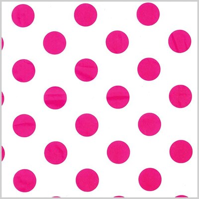 Shamrock Printed Tissue, Polka Dot Hot Pink