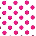 Shamrock Printed Tissue, Polka Dot Hot Pink