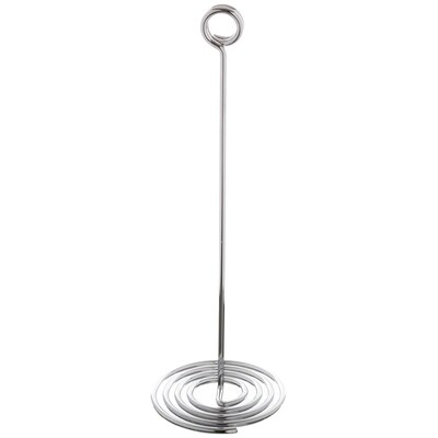 American Metalcraft 12" Swirl Base Number Stand, Chrome (NSC12)