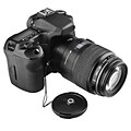 Insten® BOTHCAPKEEP1 Camera Lens Cap Keeper Holder For SLR Camera, Black