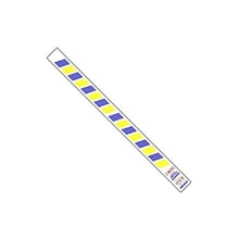 Tyvek® 3/4 x 10 Stripes Wristband, Blue/Yellow