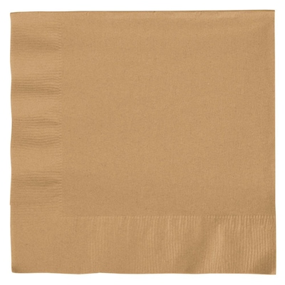 Creative Converting Glittering Gold 2-Ply Luncheon Napkins, 50/Pack