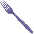 Creative Converting Heavy-Weight Plastic Purple Premium Forks, 50/Pack (010466B)