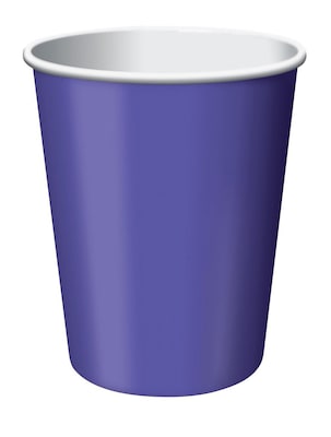 Creative Converting Purple Hot/Cold Drink Cups, 24/Pack