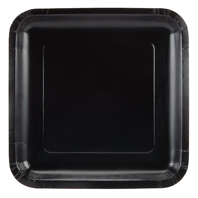 Creative Converting Black Paper Plates, 54 Count (DTC463260DPLT)