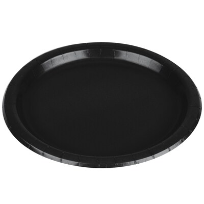 Creative Converting Black Paper Plates, 72 Count (DTC47134BDPLT)