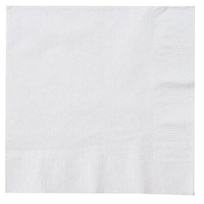 Creative Converting White 2-Ply Luncheon Napkins, 50/Pack
