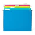 Poppin Hanging File Folders, Assorted Colors, 25/Pack