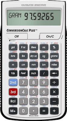 Calculated Industries Ultimate Professional (8030) Construction Calculator, Silver/Black