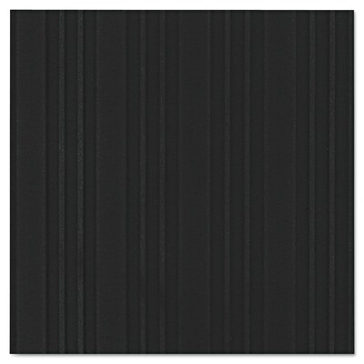 Crown Ribbed Vinyl Anti-Fatigue Mat, 36 X 60, Black