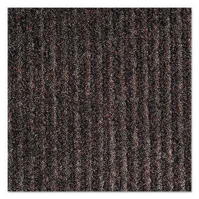 Crown® Needle-Rib™ Scraper/Wiper Entrance Mat, Brown, 3 X 4