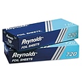 Reynolds® Wrap 720 Pop-Up Interfolded Aluminum Foil Sheets, 12 x 10 3/4, Silver, 200 Sheets/Box, 12