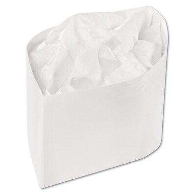 Royal Classy Cap, Crepe Paper, White, Adjustable, 100 Caps/Pack, 10 Packs/Ct