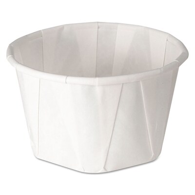 Solo Paper Souffles 3.25 oz., White, 5000/Carton (325-2050)
