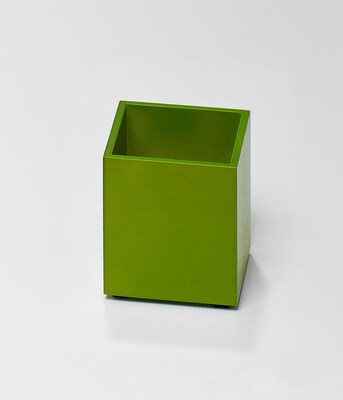 Bindertek Bright Wood Desk Organizing System Pencil & Pen Cup; Green (BTPCUP-GR)