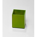 Bindertek Bright Wood Desk Organizing System Pencil & Pen Cup; Green (BTPCUP-GR)