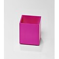 Bindertek Bright Wood Desk Organizing System Pencil Cup; Pink (BTPCUP-PK)