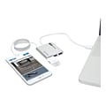 Tripp Lite 4 Port USB 3.0 Portable SuperSpeed Mini Hub; Silver (U360-004-AL)