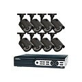 Q-See® QTH16-8Z3-2 Wired Indoor/Outdoor 16 Channel HD Security System with 8 HD 720p Cameras; Black
