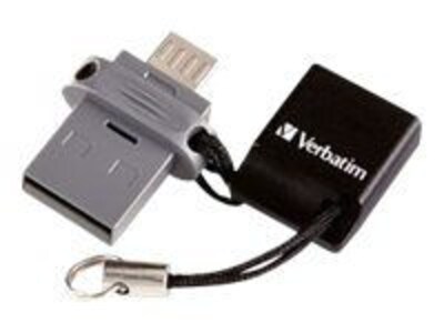 Verbatim® 32GB Store n Go Dual USB Flash Drive for OTG Devices