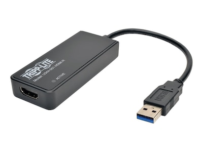 Tripp Lite USB 3.0 SuperSpeed to HDMI Dual Monitor External Video Graphics Card Adapter (U344-001-HDMI-R)